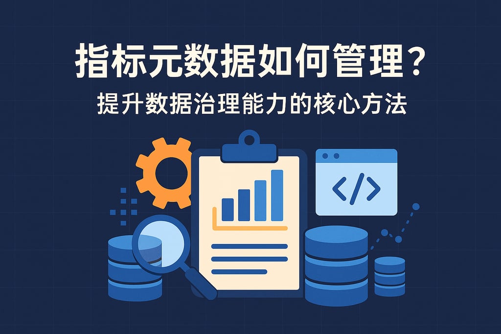 指标元数据如何管理？提升数据治理能力的核心方法