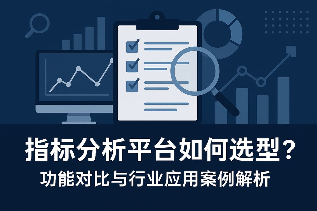 指标分析平台如何选型？功能对比与行业应用案例解析