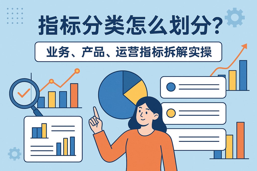 指标分类怎么划分？业务、产品、运营指标拆解实操