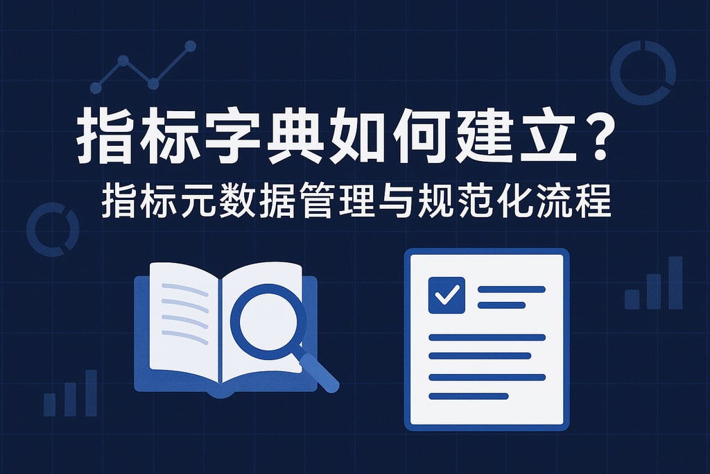 指标字典如何建立？指标元数据管理与规范化流程