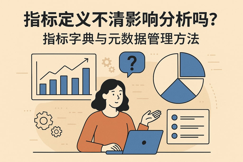 指标定义不清影响分析吗？指标字典与元数据管理方法