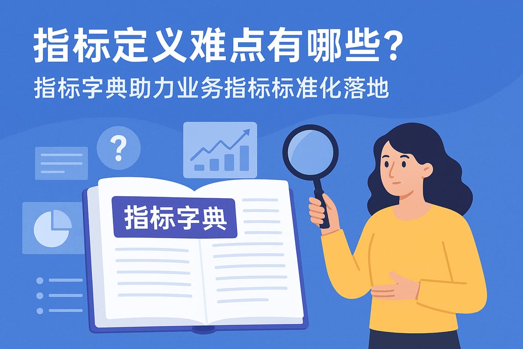 指标定义难点有哪些？指标字典助力业务指标标准化落地