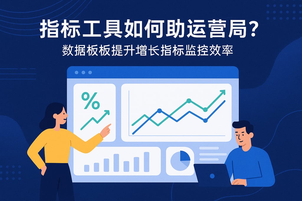 指标工具如何助力运营？数据看板提升增长指标监控效率