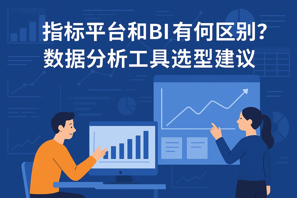 指标平台和BI有何区别？数据分析工具选型建议