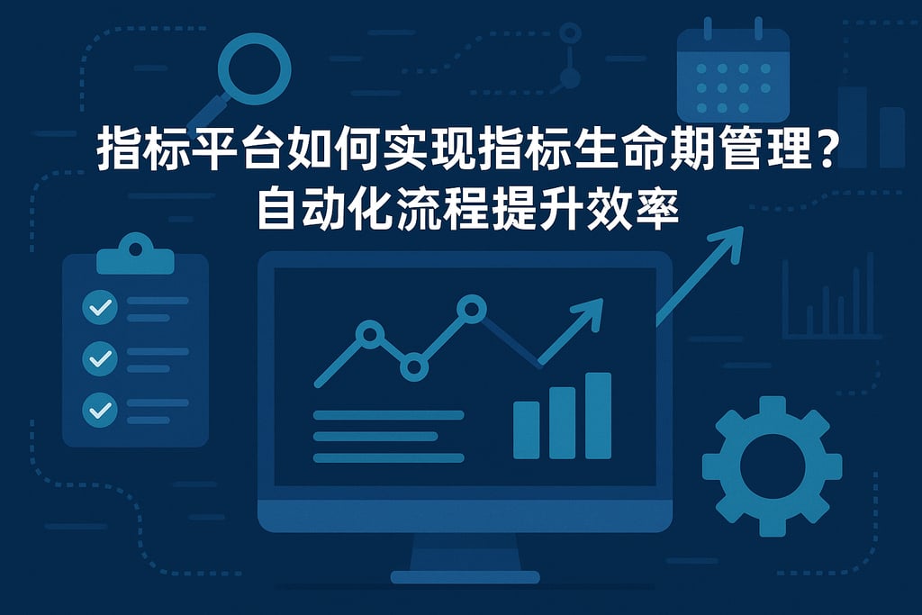 指标平台如何实现指标生命周期管理？自动化流程提升效率