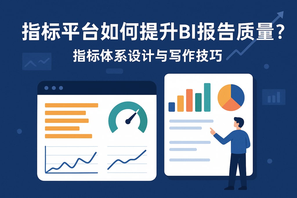 指标平台如何提升BI报告质量？指标体系设计与写作技巧