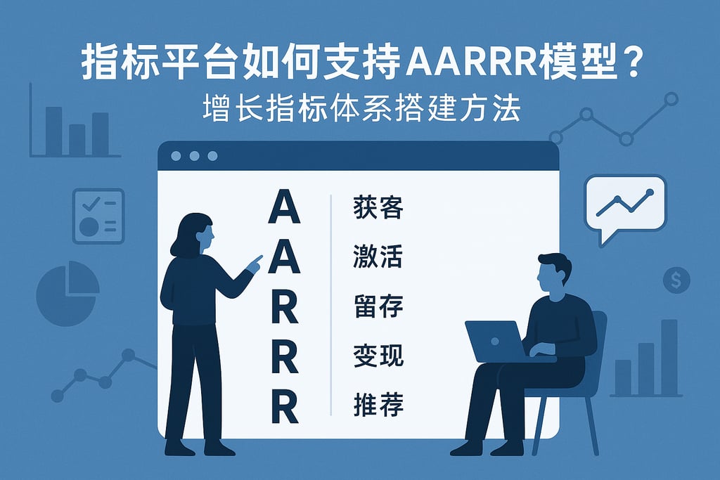 指标平台如何支持AARRR模型？增长指标体系搭建方法