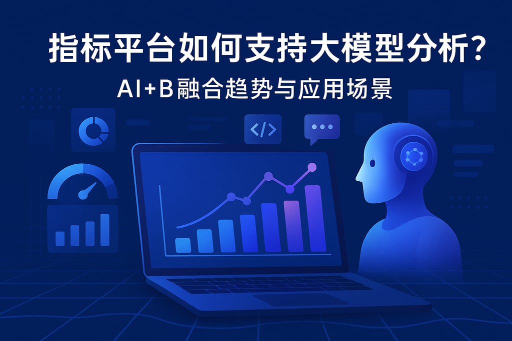 指标平台如何支持大模型分析？AI+BI融合趋势与应用场景