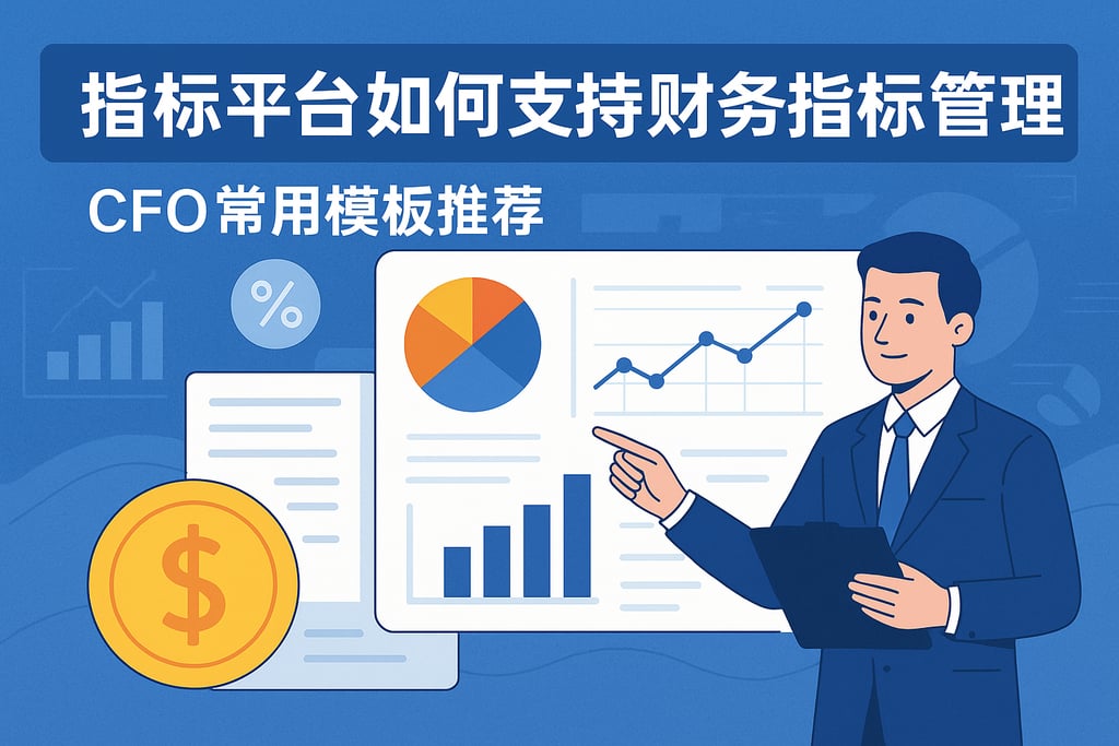 指标平台如何支持财务指标管理？CFO常用模板推荐