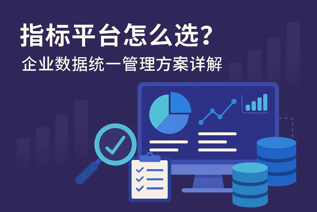指标平台怎么选？企业数据统一管理方案详解