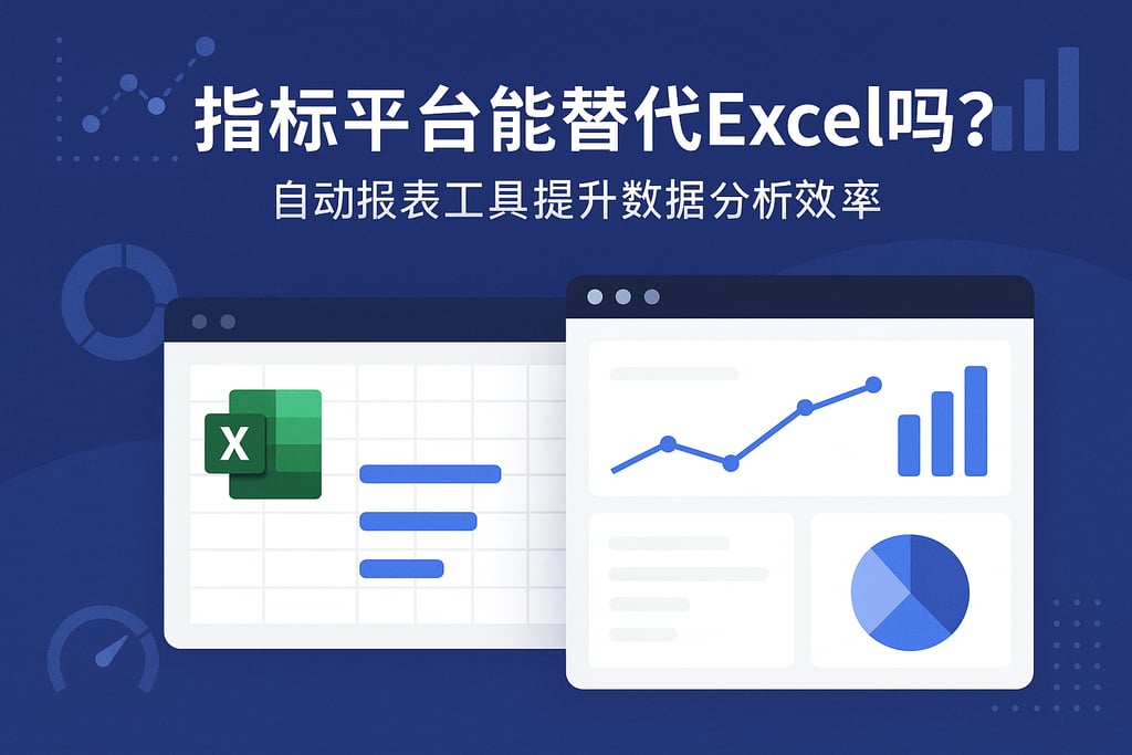 指标平台能替代Excel吗？自动报表工具提升数据分析效率