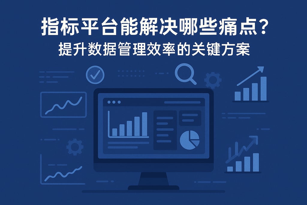 指标平台能解决哪些痛点？提升数据管理效率的关键方案