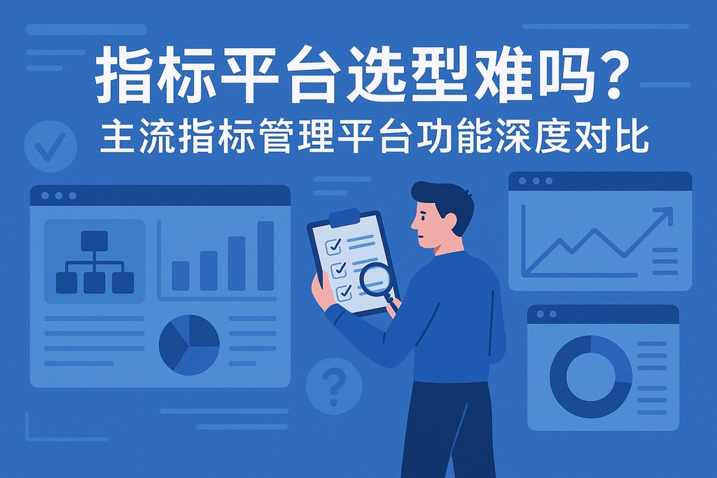 指标平台选型难吗？主流指标管理平台功能深度对比