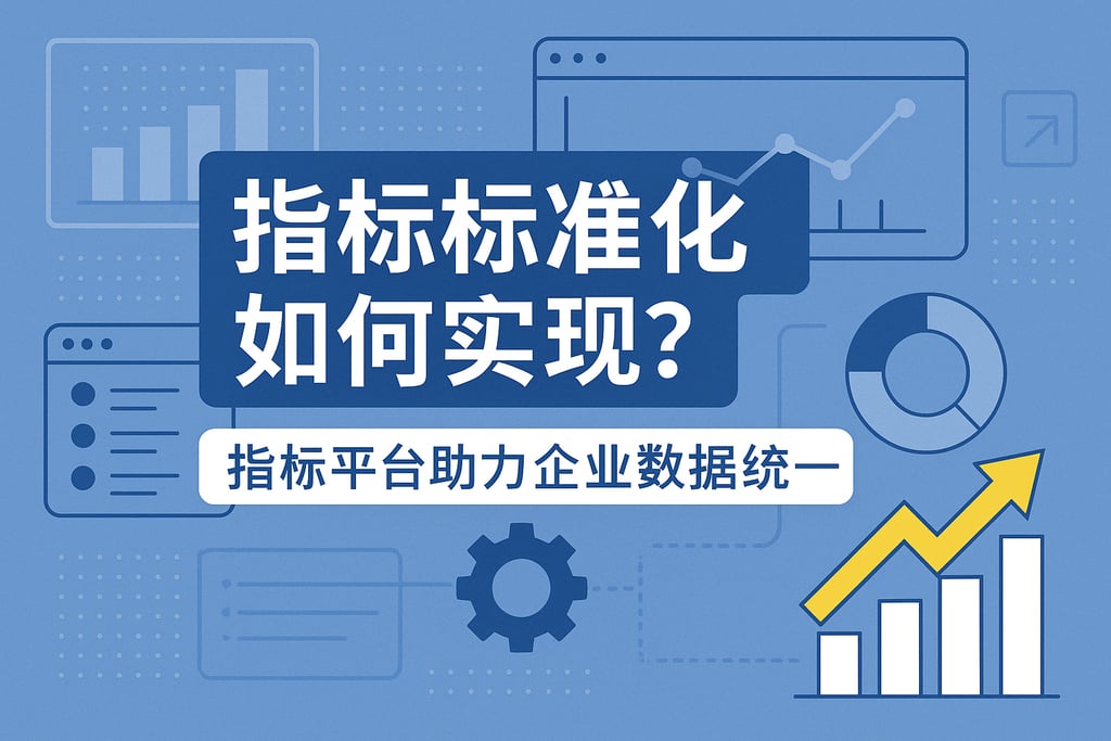 指标标准化如何实现？指标平台助力企业数据统一