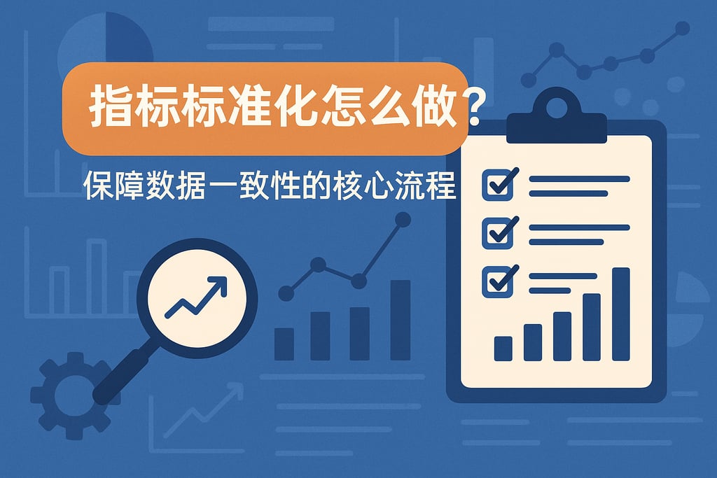 指标标准化怎么做？保障数据一致性的核心流程
