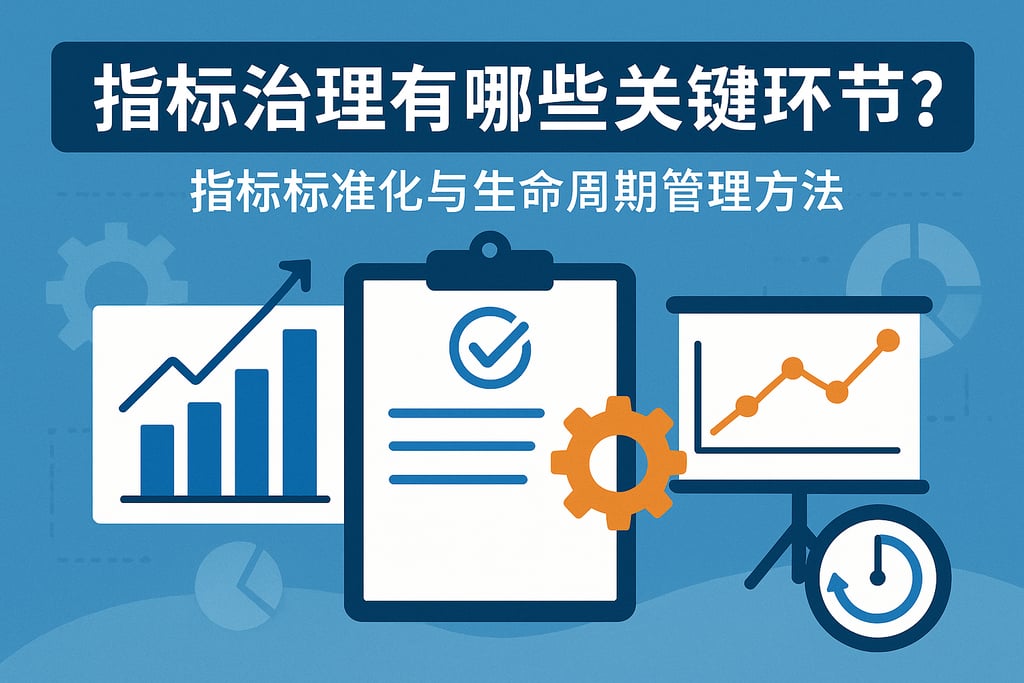 指标治理有哪些关键环节？指标标准化与生命周期管理方法