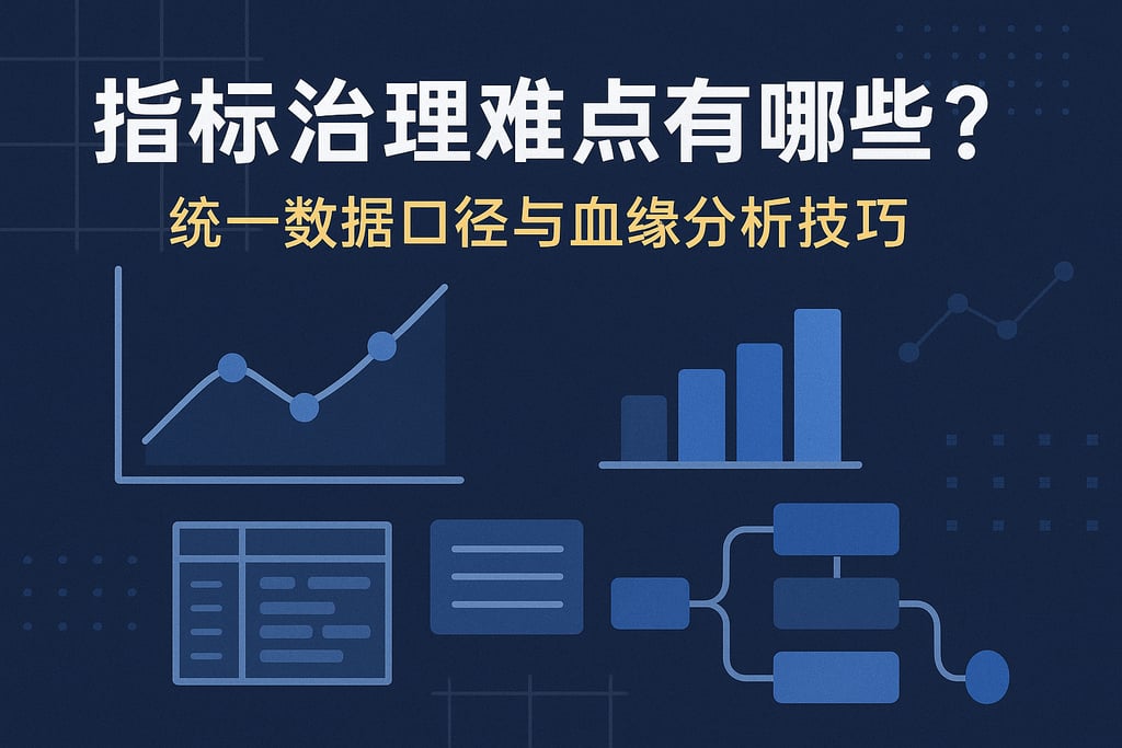指标治理难点有哪些？统一数据口径与血缘分析技巧