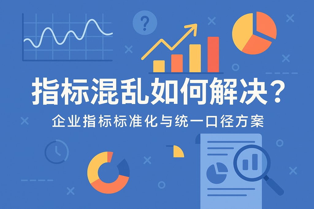 指标混乱如何解决？企业指标标准化与统一口径方案
