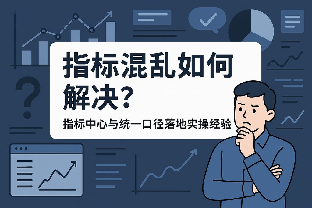 指标混乱如何解决？指标中心与统一口径落地实操经验