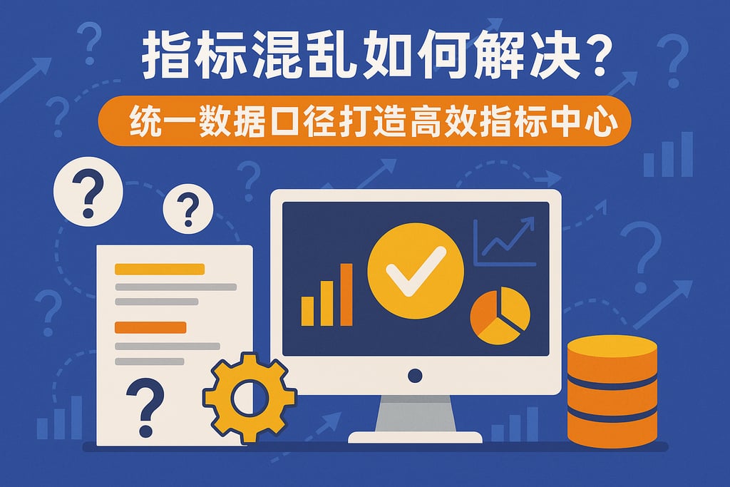 指标混乱如何解决？统一数据口径打造高效指标中心