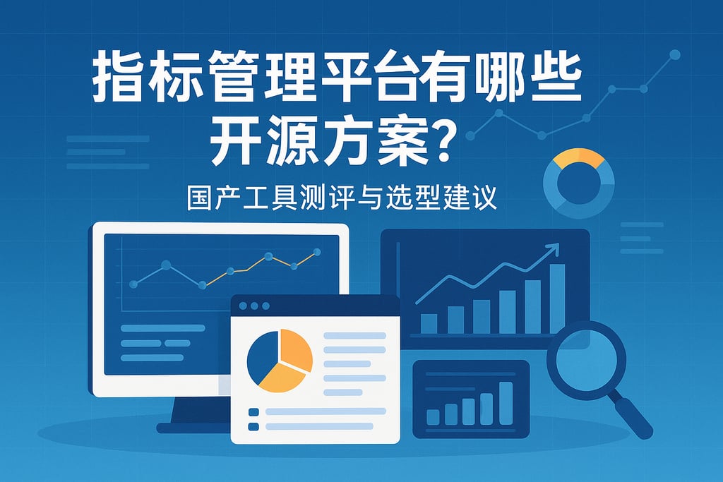 指标管理平台有哪些开源方案？国产工具测评与选型建议
