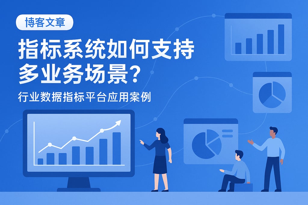 指标系统如何支持多业务场景？行业数据指标平台应用案例