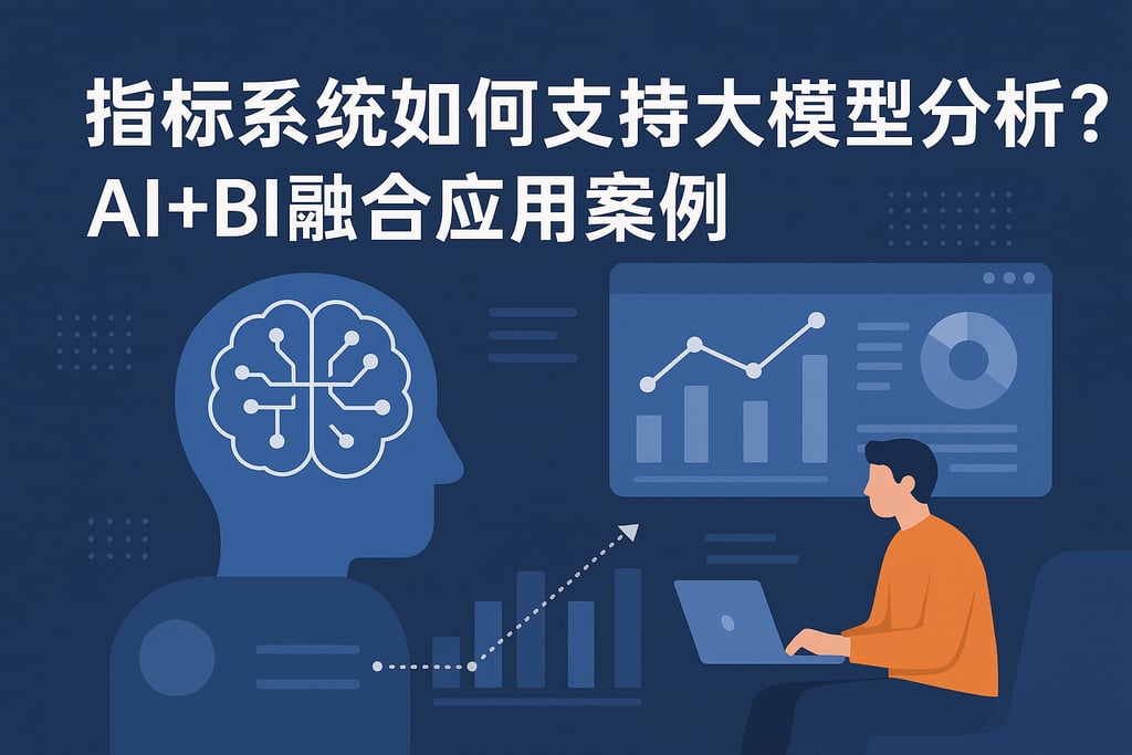 指标系统如何支持大模型分析？AI+BI融合应用案例