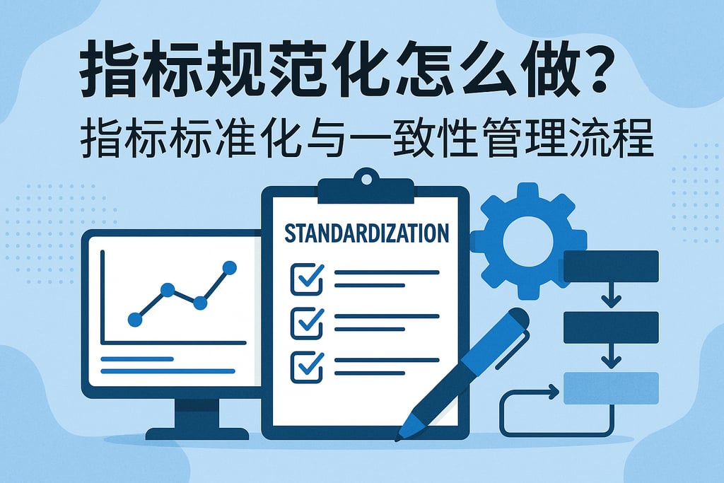 指标规范化怎么做？指标标准化与一致性管理流程