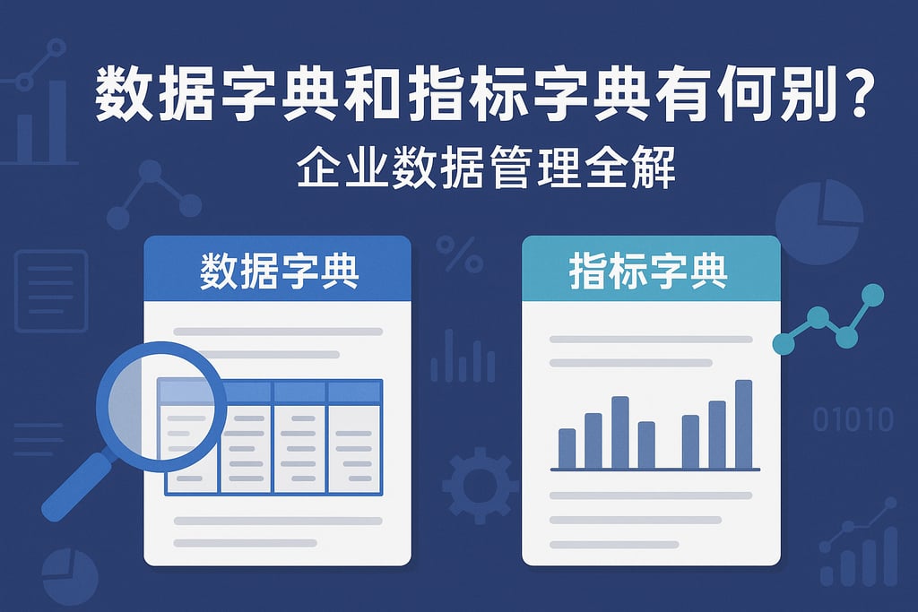 数据字典和指标字典有何区别？企业数据管理全解