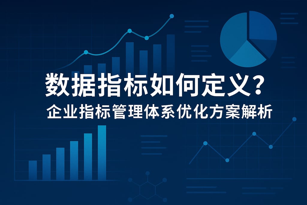 数据指标如何定义？企业指标管理体系优化方案解析