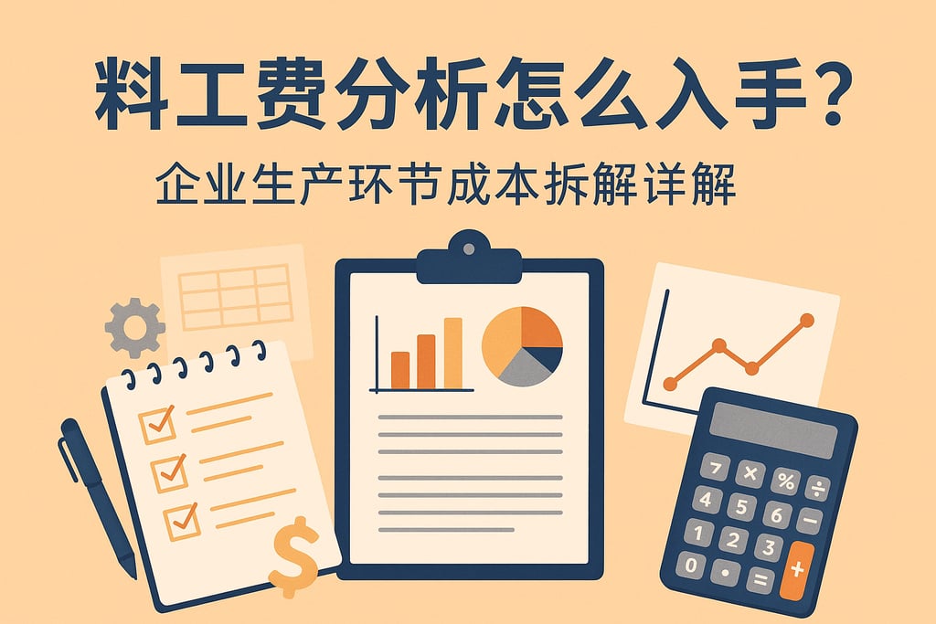 料工费分析怎么入手？企业生产环节成本拆解详解