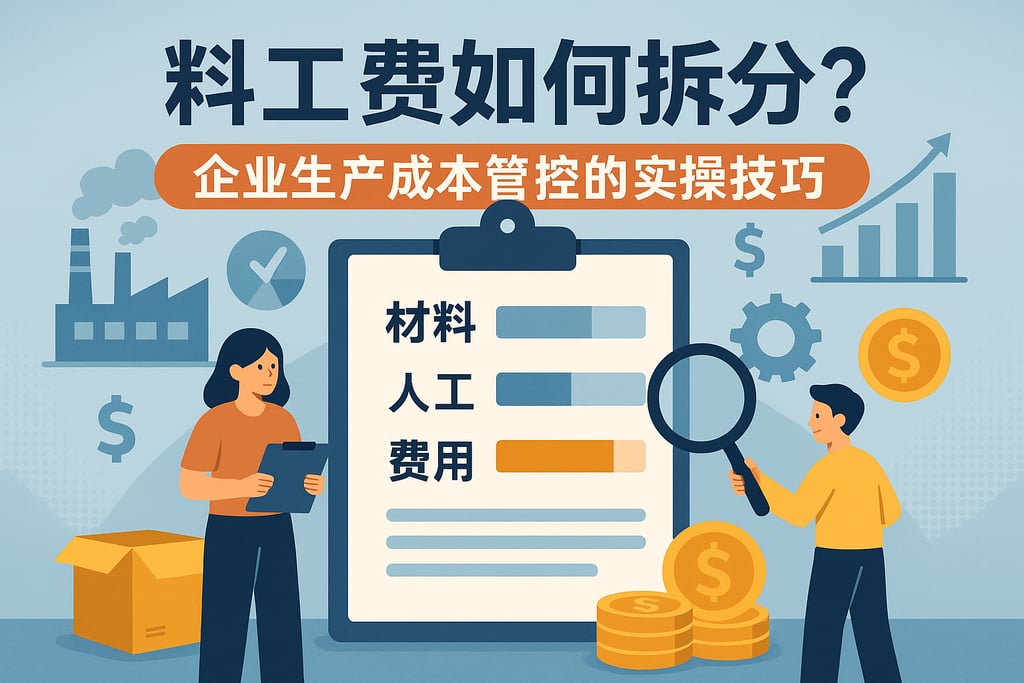 料工费如何拆分？企业生产成本管控的实操技巧