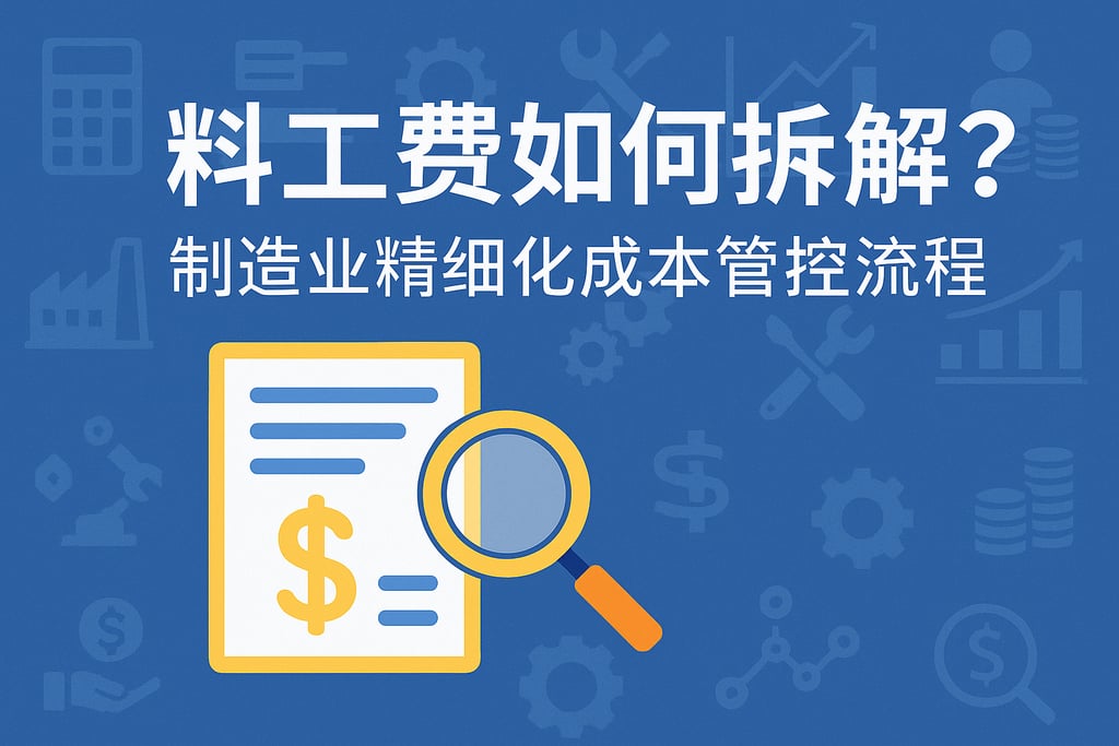 料工费如何拆解？制造业精细化成本管控流程