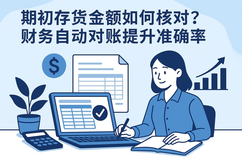 期初存货金额如何核对？财务自动对账提升准确率