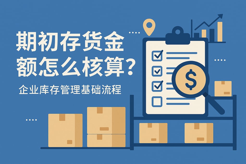 期初存货金额怎么核算？企业库存管理基础流程