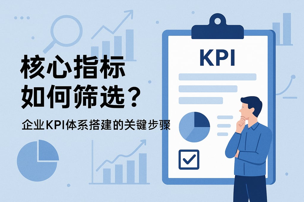 核心指标如何筛选？企业KPIs体系搭建的关键步骤
