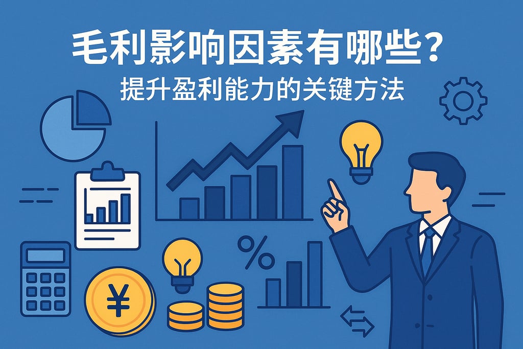 毛利影响因素有哪些？提升盈利能力的关键方法