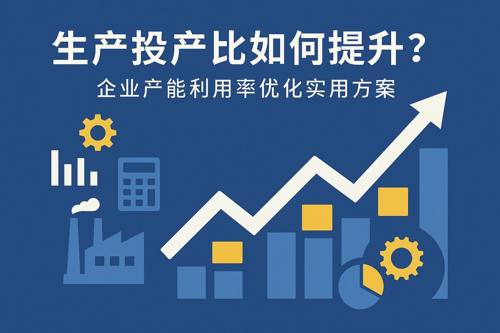 生产投产比如何提升？企业产能利用率优化实用方案