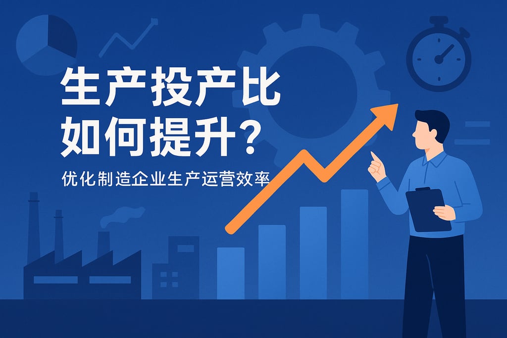 生产投产比如何提升？优化制造企业生产运营效率