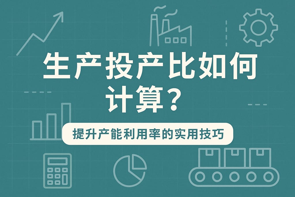 生产投产比如何计算？提升产能利用率的实用技巧