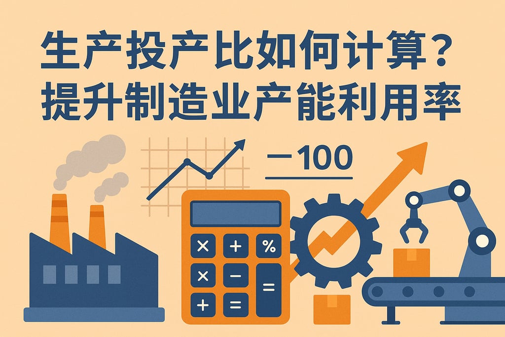 生产投产比如何计算？提升制造业产能利用率