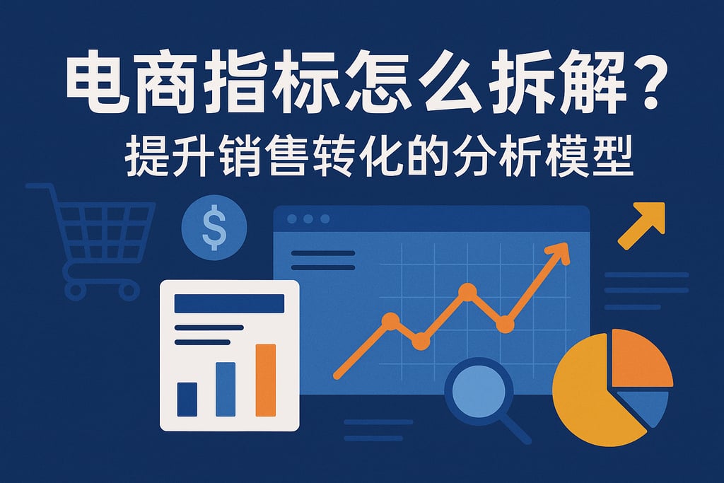 电商指标怎么拆解？提升销售转化的分析模型