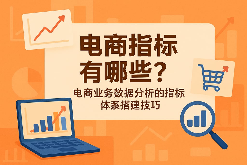 电商指标有哪些？电商业务数据分析的指标体系搭建技巧