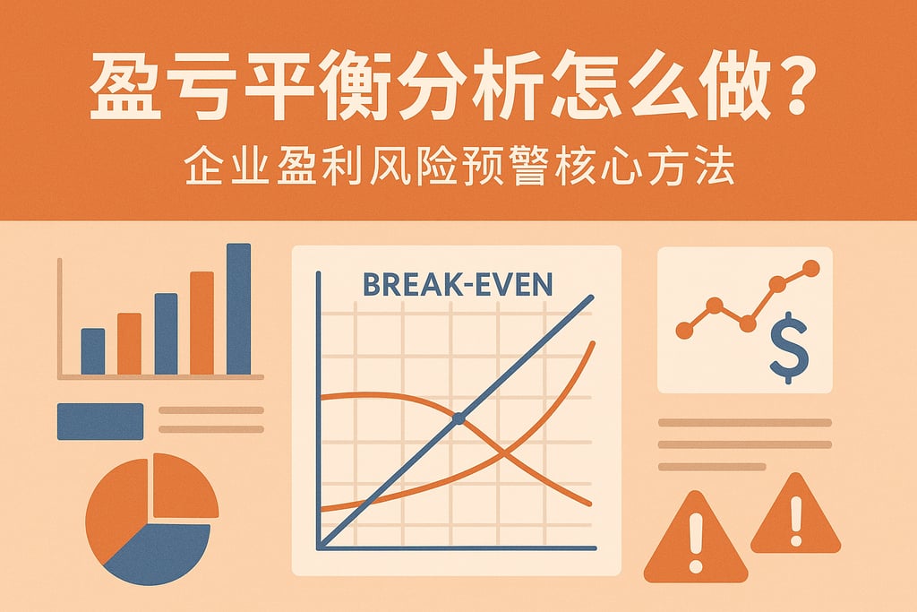 盈亏平衡分析怎么做？企业盈利风险预警核心方法