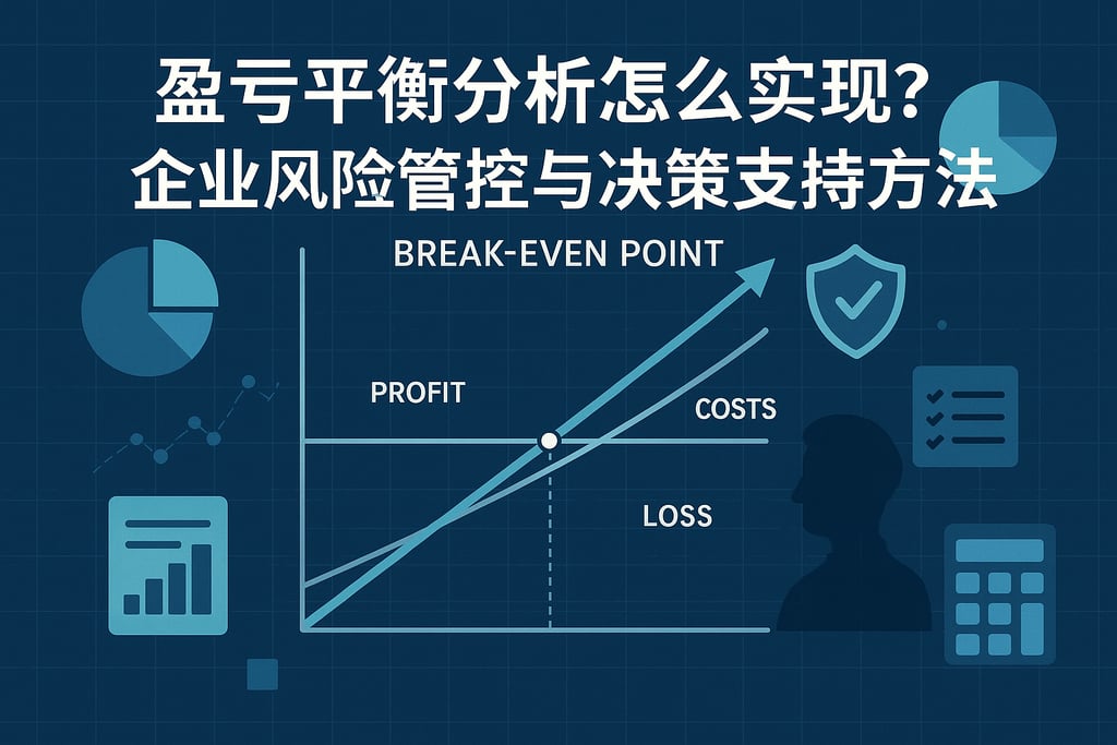 盈亏平衡分析怎么实现？企业风险管控与决策支持方法