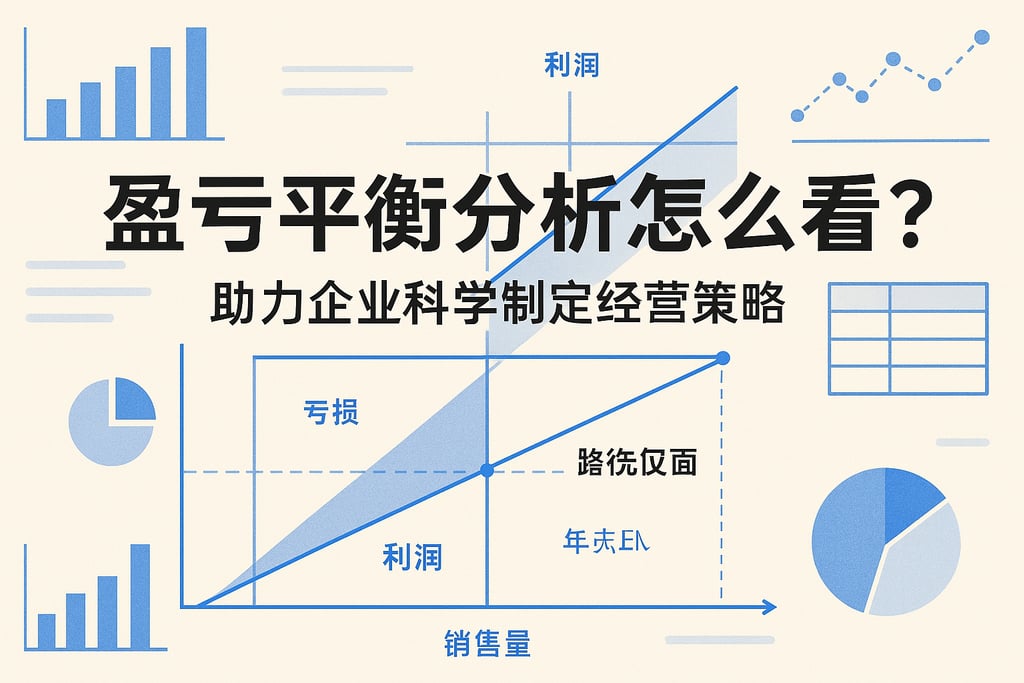 盈亏平衡分析怎么看？助力企业科学制定经营策略