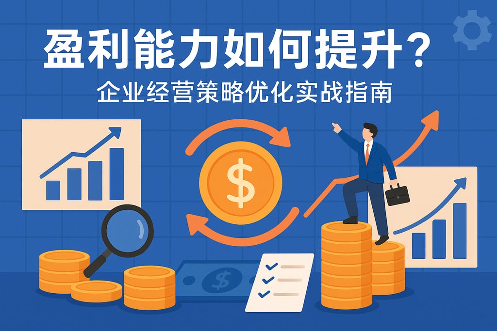 盈利能力如何提升？企业经营策略优化实战指南