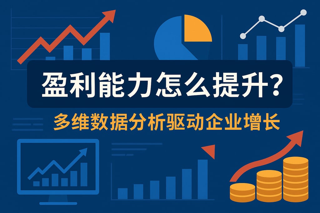 盈利能力怎么提升？多维数据分析驱动企业增长