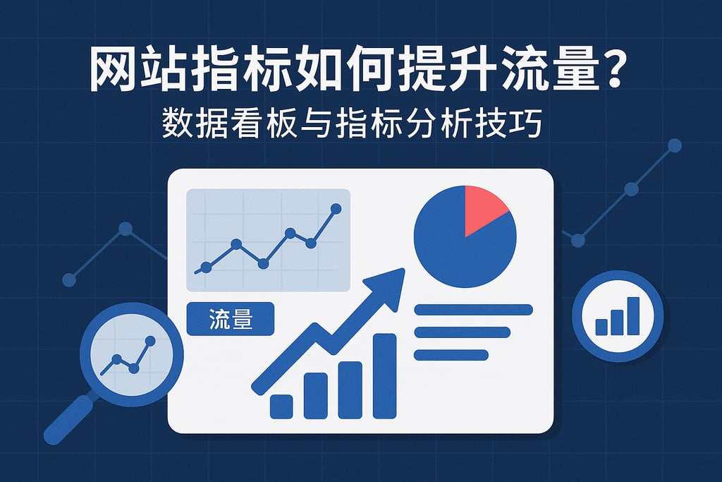 网站指标如何提升流量？数据看板与指标分析技巧