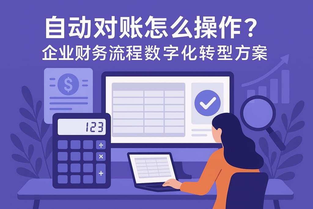 自动对账怎么操作？企业财务流程数字化转型方案